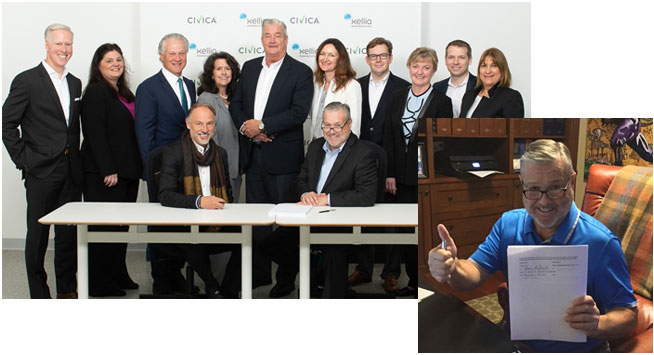 Xellia Pharmaceuticals and Civica group announcement